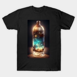The milky way in a glass bottle T-Shirt